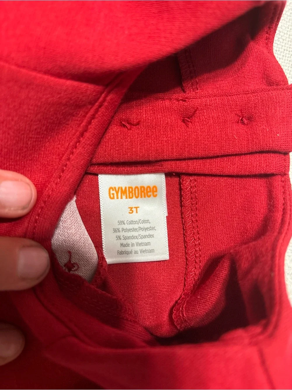 Gymboree Red Toddler Dress with Button Detail